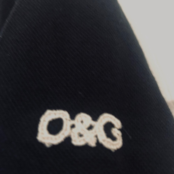 D&G Black Short Sleeve Tee with White Trim - Picture 4 of 8